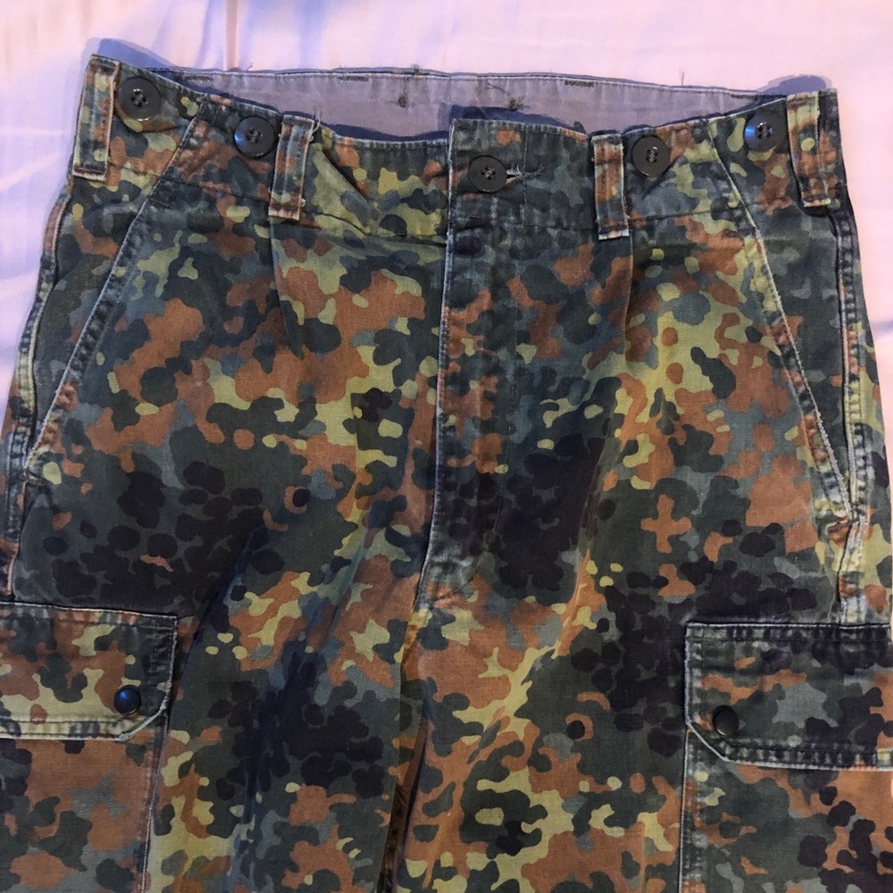 High waisted camo pants